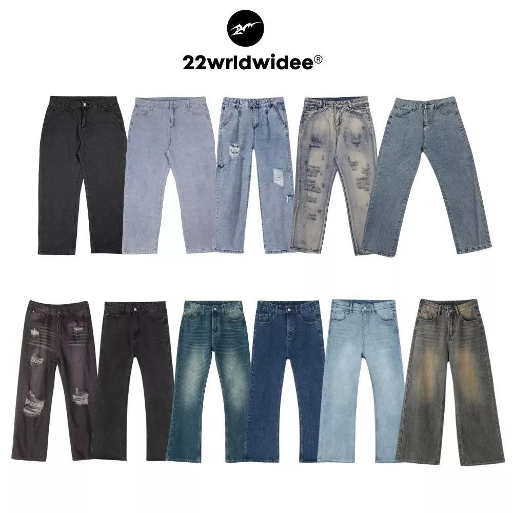 (🖤Preorder) KR088-1408 รวมกางเกงยีนส์เบสิค